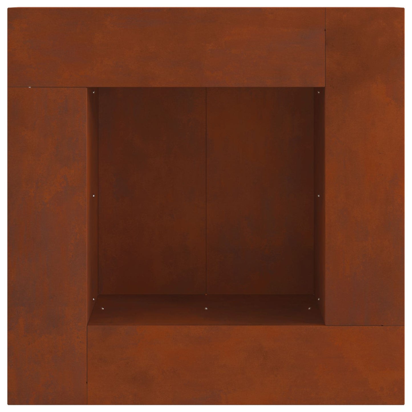 Tűzgyújtó tál Rozsdás 60 x 60 x 30 cm Időjárásálló acél