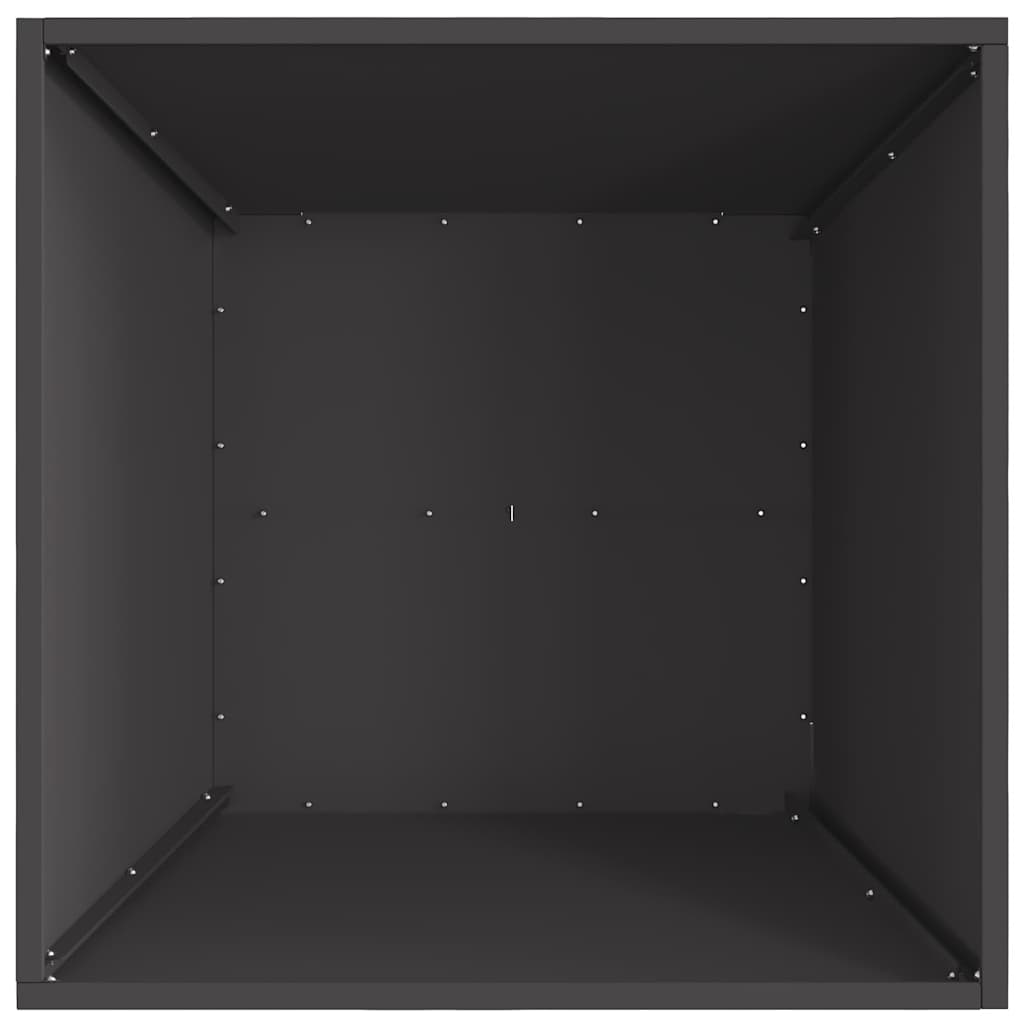 Tűzgyújtó tál Fekete 60 x 60 x 30 cm Időjárásálló acél