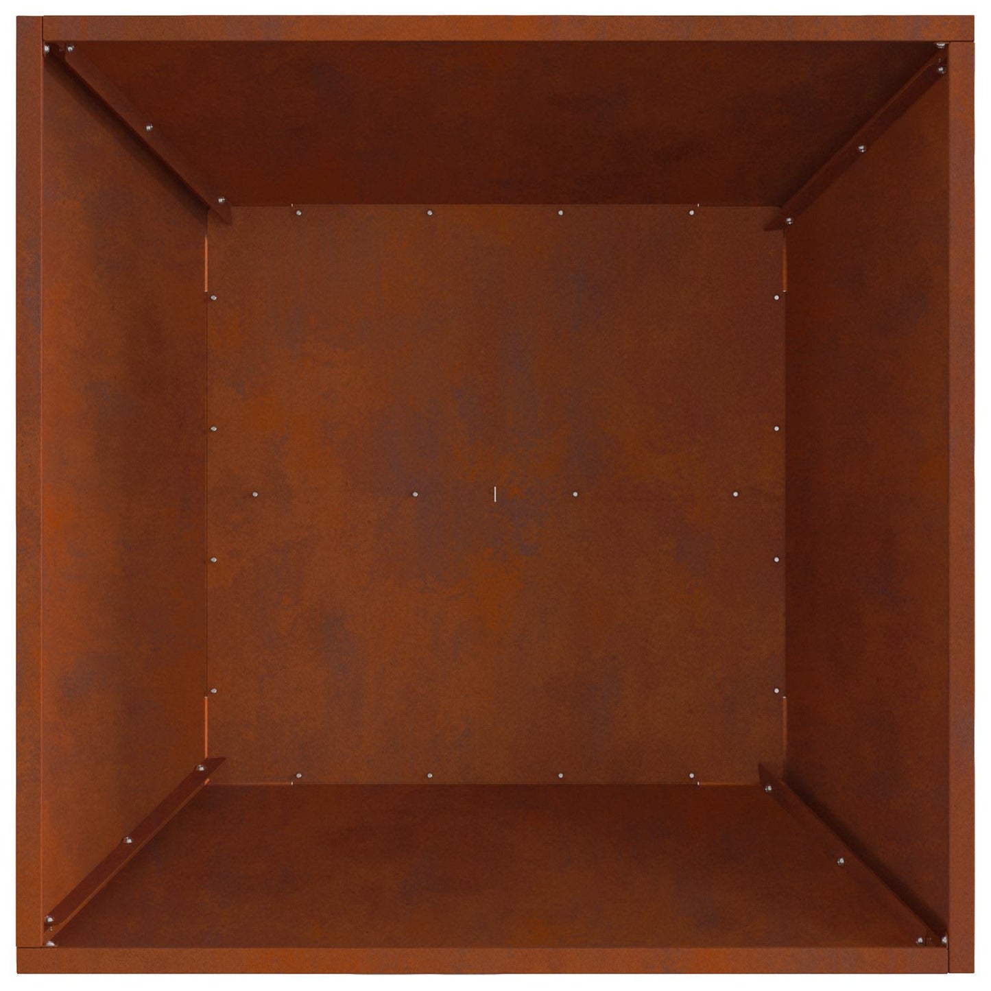 Tűzrakó Barna 60 x 60 x 30 cm Időjárásálló acél
