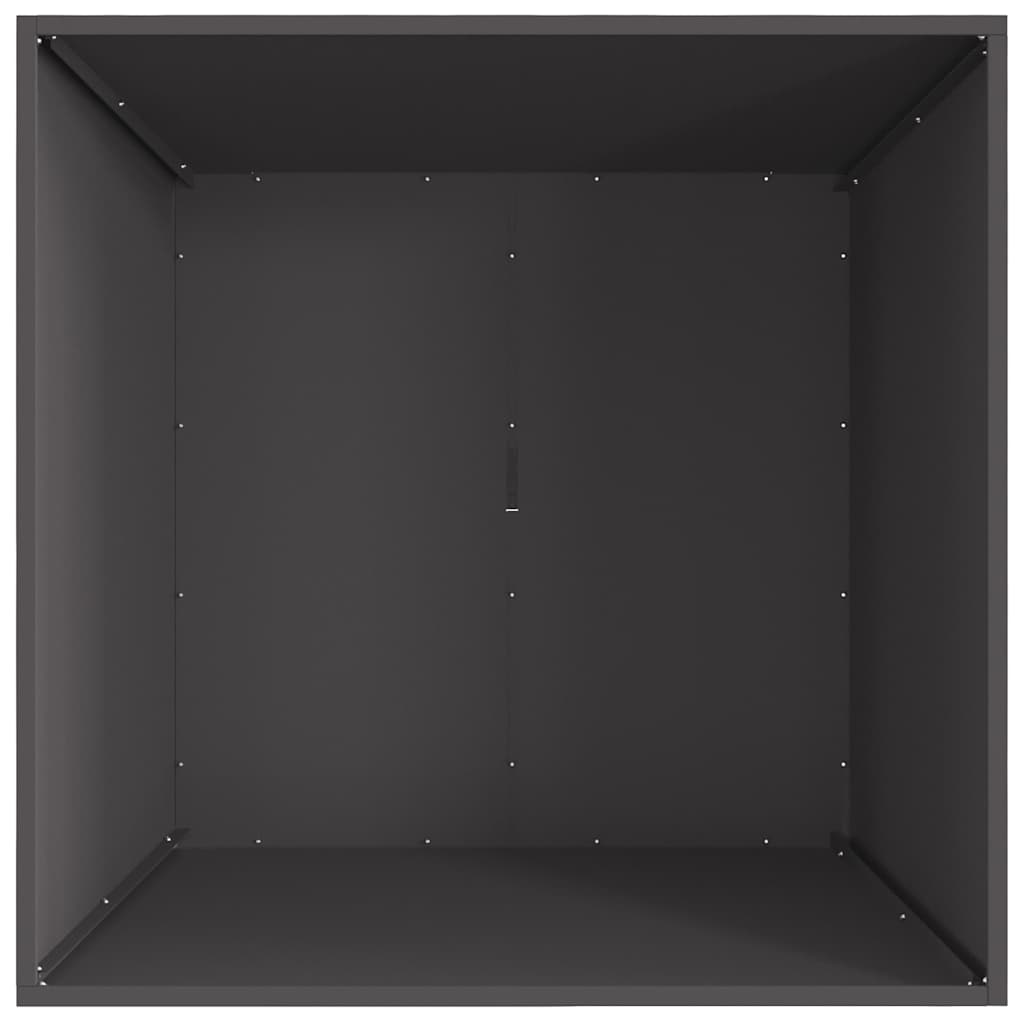 Tűzrakó Fekete 80 x 80 x 40 cm Acél