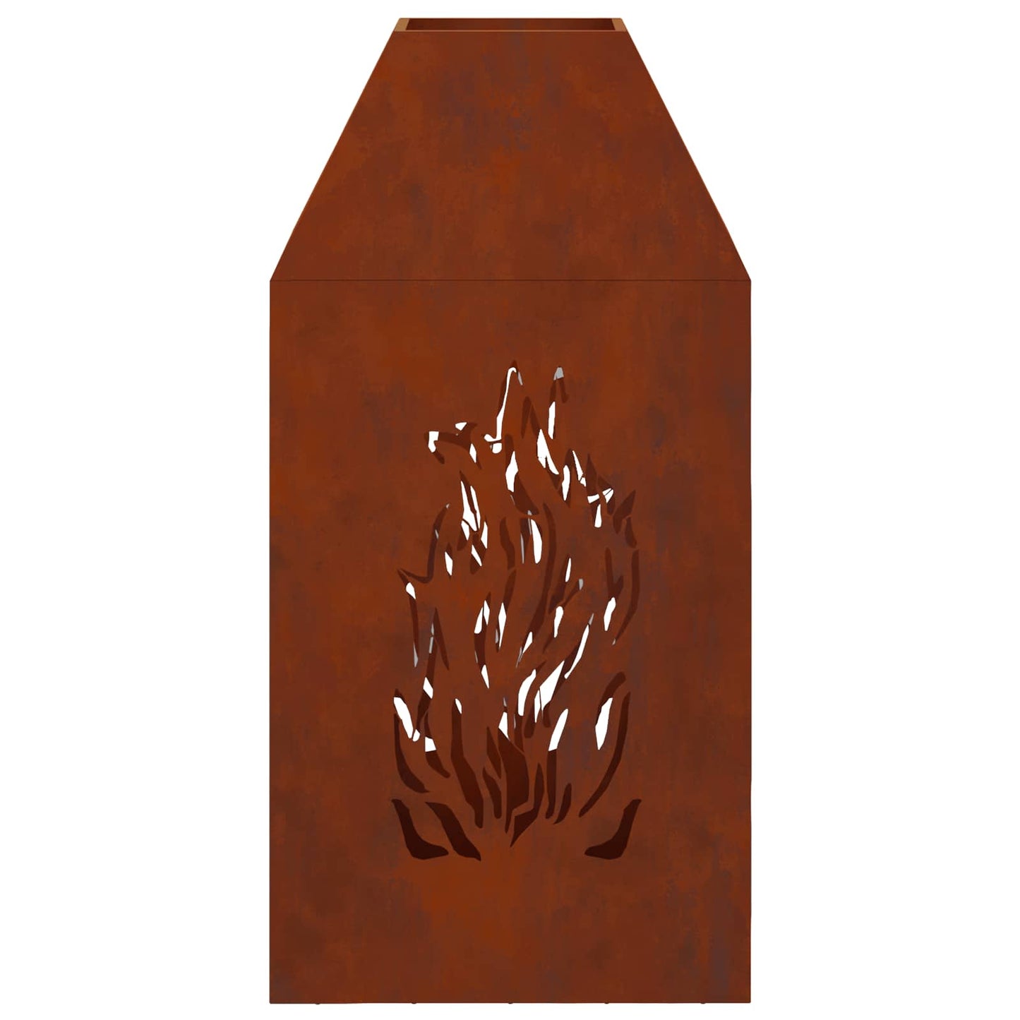 Tűzgyújtó tál Rozsdás 50 x 50 x 100 cm Időjárásálló acél