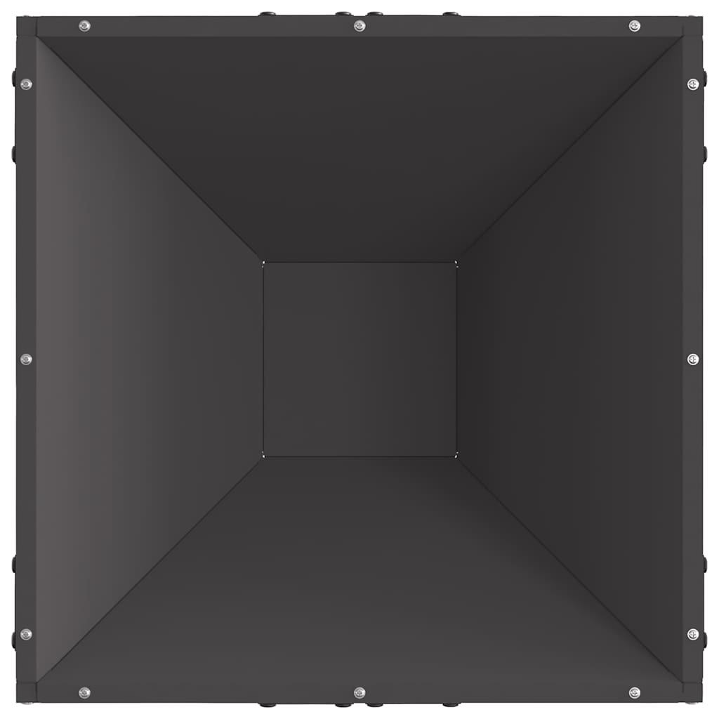 Tűzgyújtó tál Fekete 50 x 50 x 35 cm Időjárásálló acél
