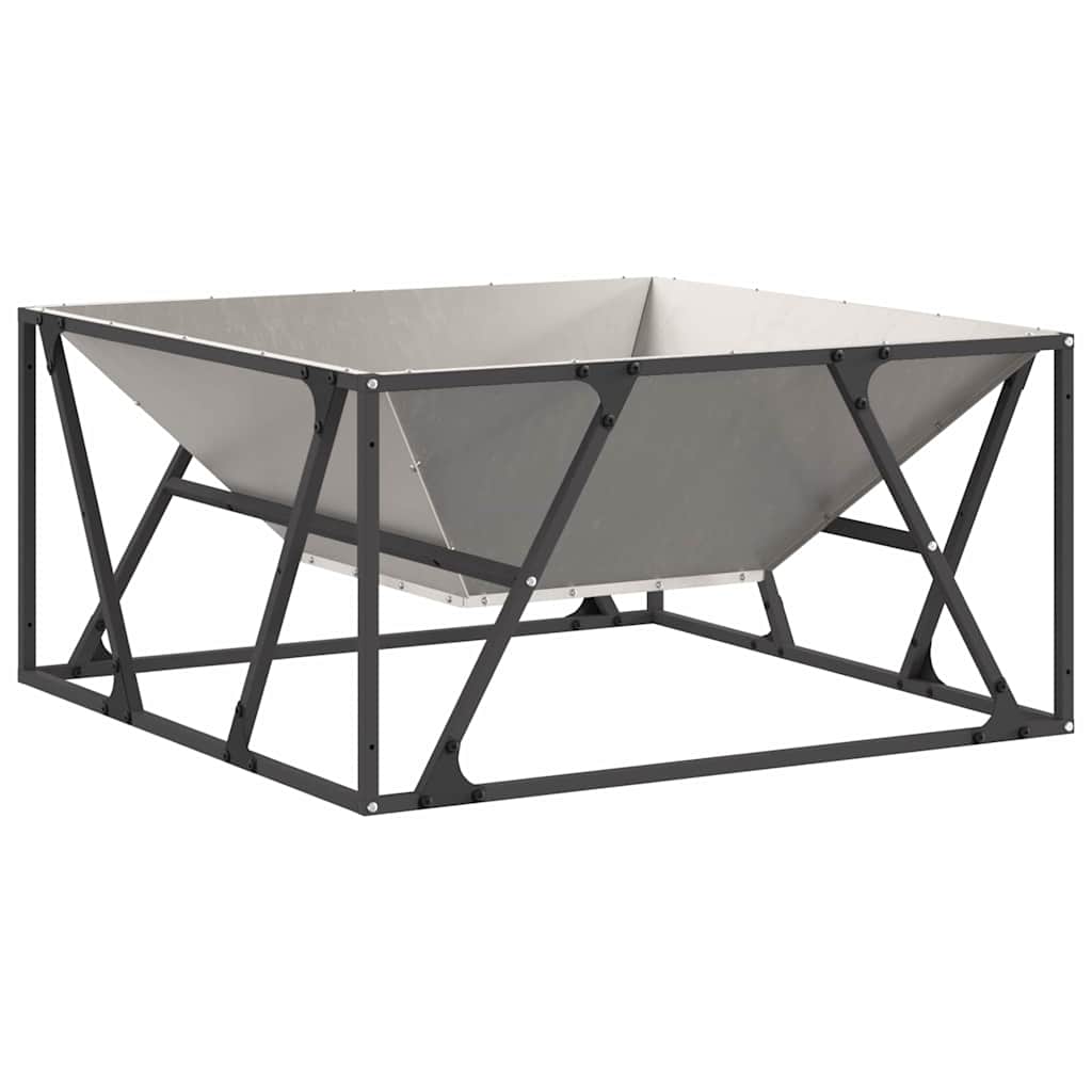 Tűzgyújtó tál Rozsdás 80 x 80 x 40 cm Időjárásálló acél