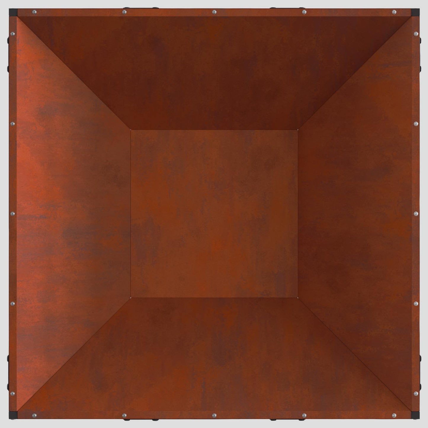 Tűzgyújtó tál Rozsdás 80 x 80 x 40 cm Időjárásálló acél