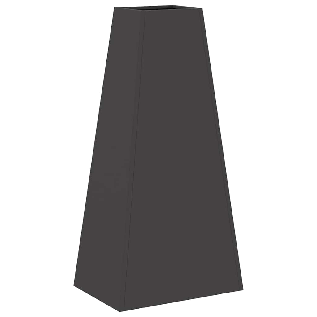 Tűzgyújtó tál Fekete 50 x 35 x 100 cm Időjárásálló acél