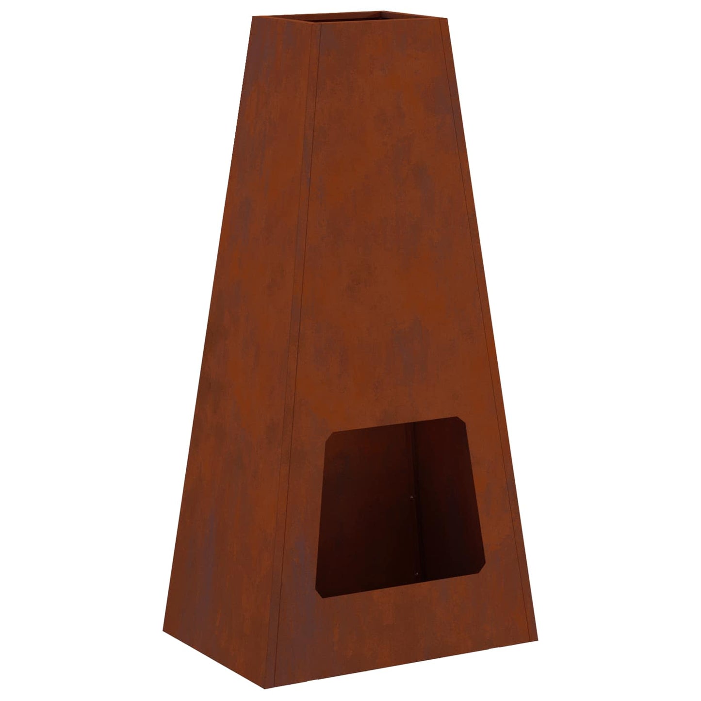 Tűzgyújtó tál Rozsdás 50 x 35 x 100 cm Időjárásálló acél