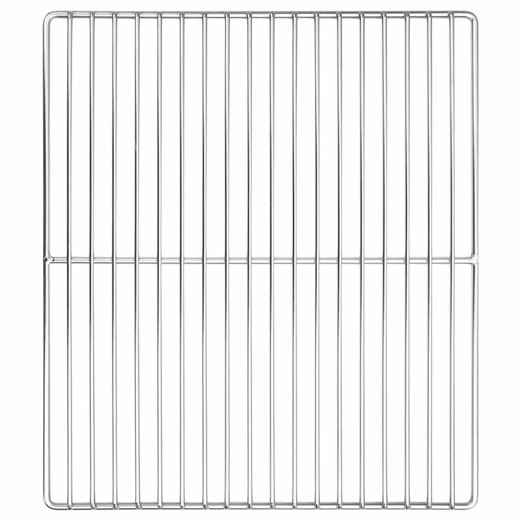 Grill rács 40 x 35 cm Rozsdamentes Acél Ezüst