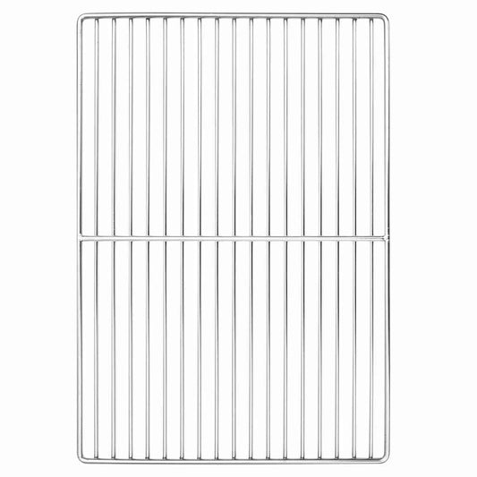 Grill rács 47 x 32,5 cm Rozsdamentes Acél Ezüst