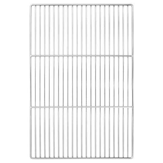 Grill rács 60 x 40 cm Rozsdamentes Acél Ezüst