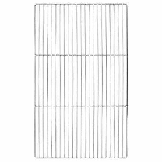 Grill rács 67 x 40 cm Rozsdamentes Acél Ezüst