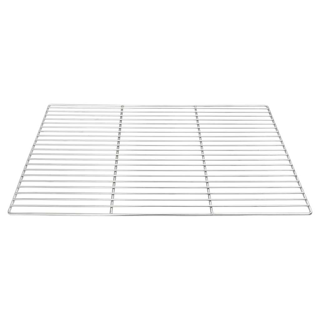 Grill rács 67 x 40 cm Rozsdamentes Acél Ezüst