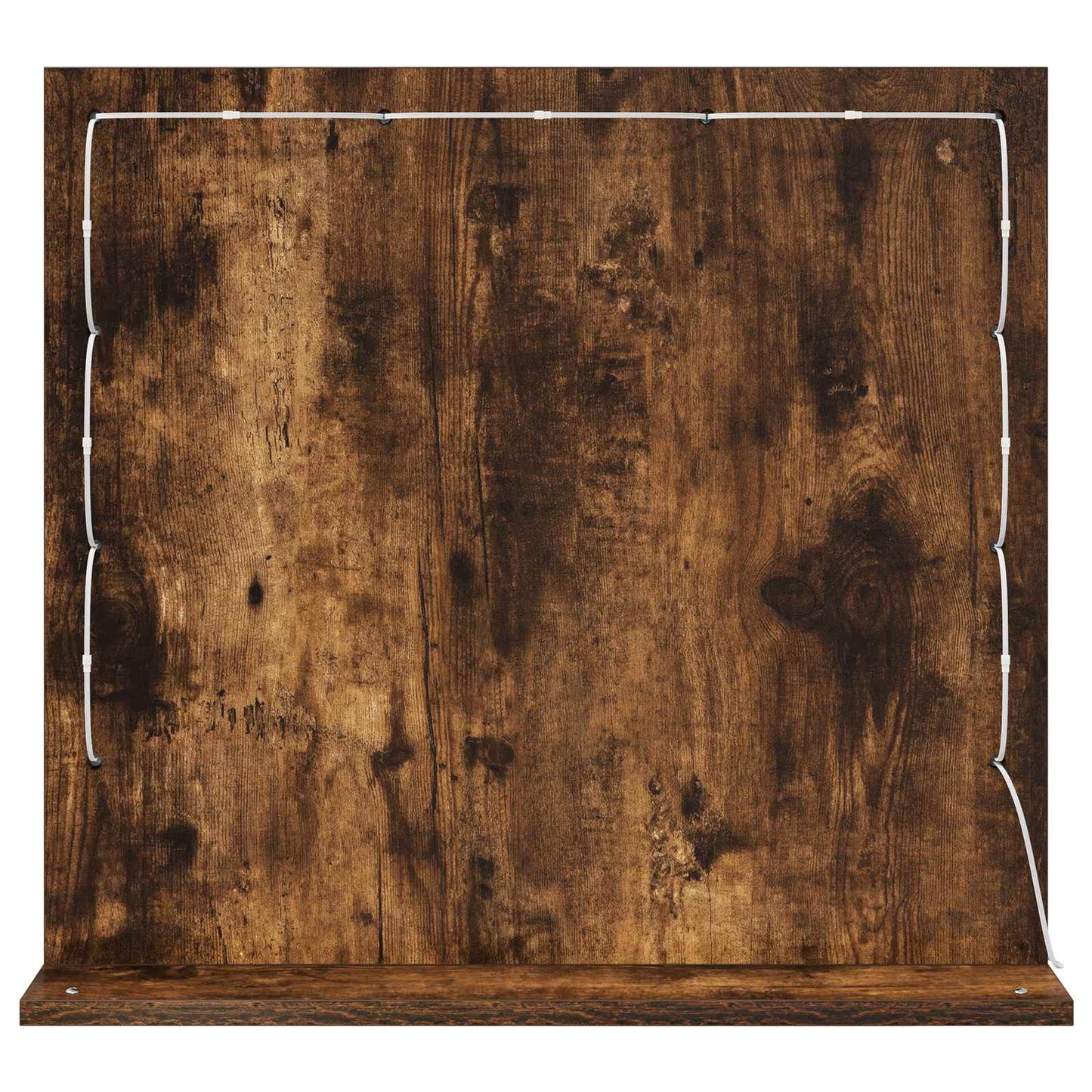 Toalett Tükör Füstölt tölgy 60 x 55 x 18 cm Üveg és mérnöki fa