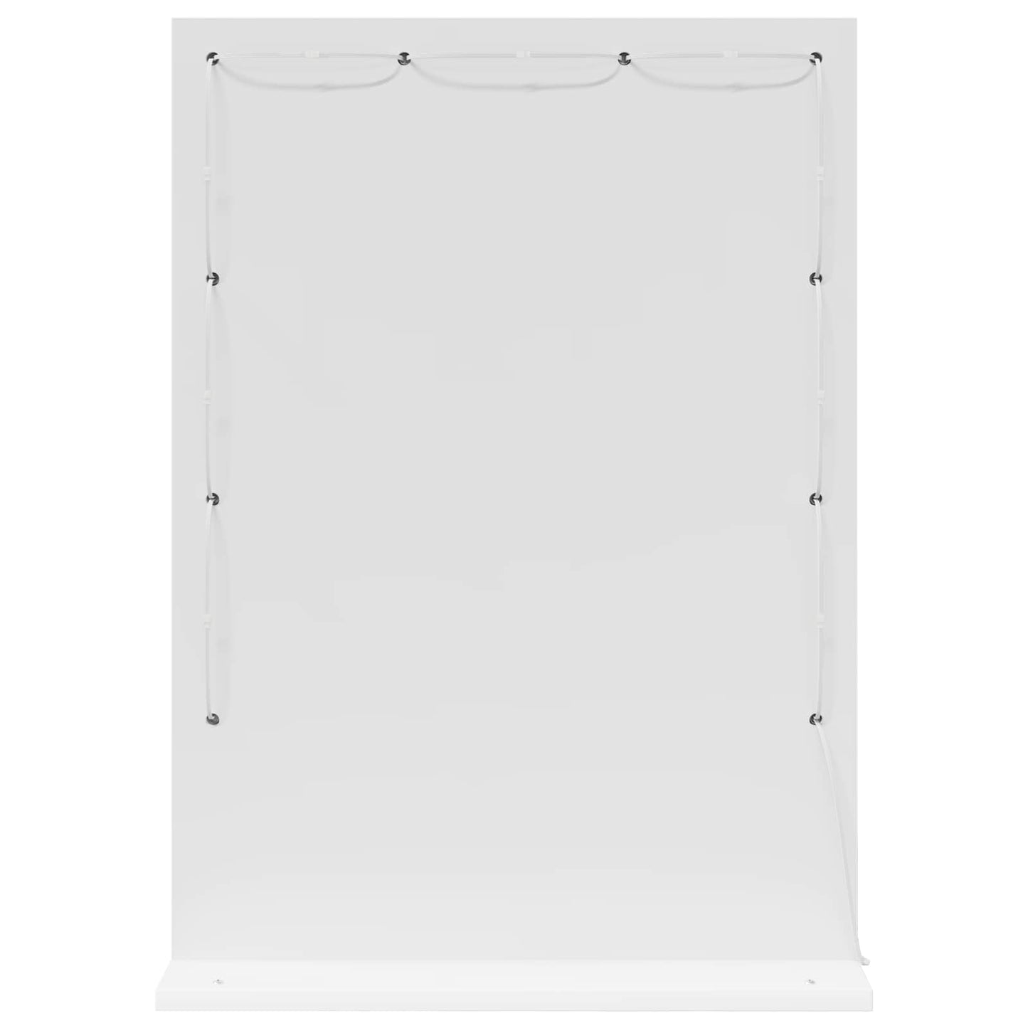 Toalett Tükör tükörrel Fehér 70 x 50 x 18 cm Üveg és mérnöki fa