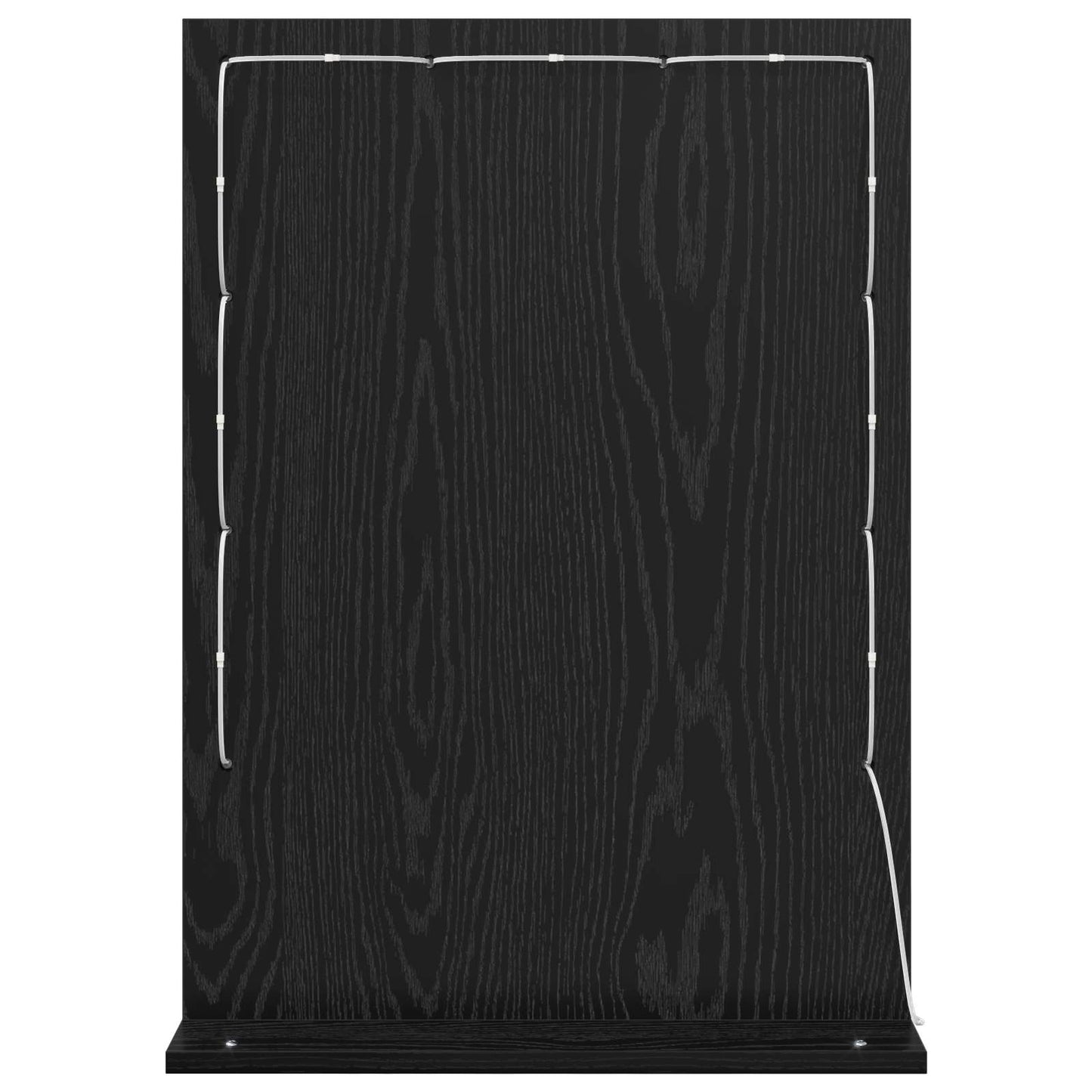 Toalett Tükör Fekete tölgy 70 x 50 x 18 cm Üveg és mérnöki fa
