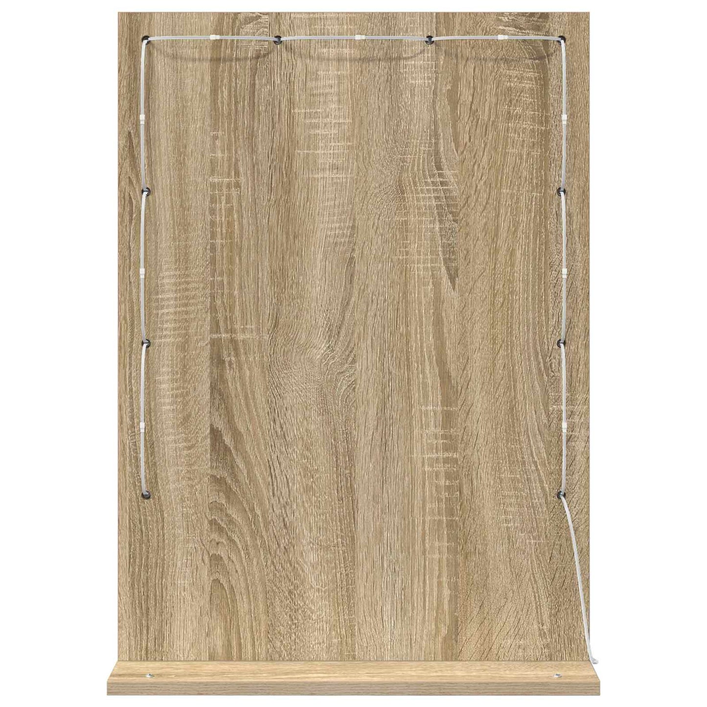 Toalett Tükör Sonoma tölgy 70 x 50 x 18 cm Üveg és mérnöki fa