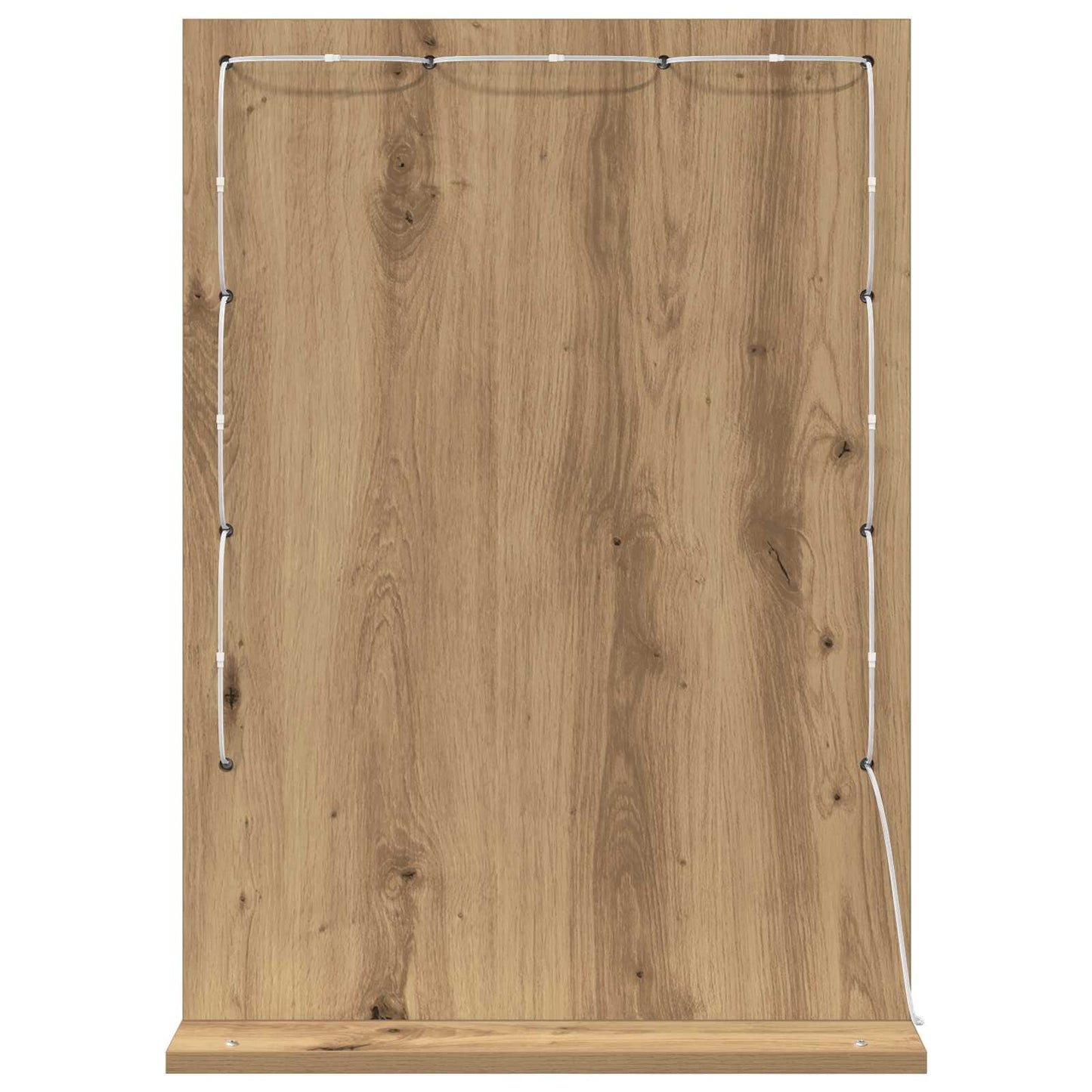 Toalett Tükör Artisan tölgy 70 x 50 x 18 cm Üveg és mérnöki fa