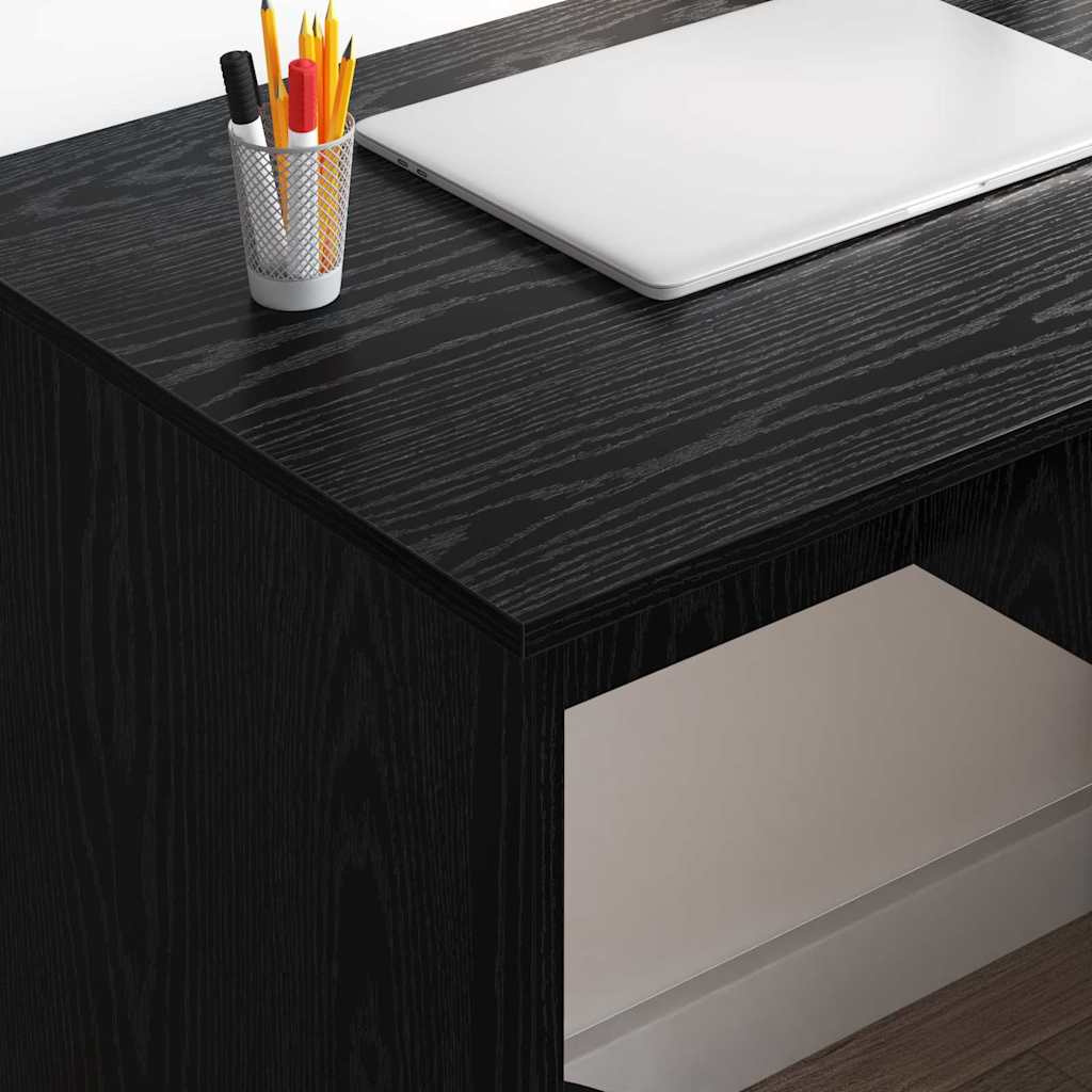 Asztal Fekete tölgy Szerelt Fa 90 x 49 x 75 cm