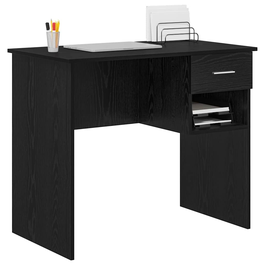 Asztal Fekete tölgy Szerelt Fa 90 x 49 x 75 cm