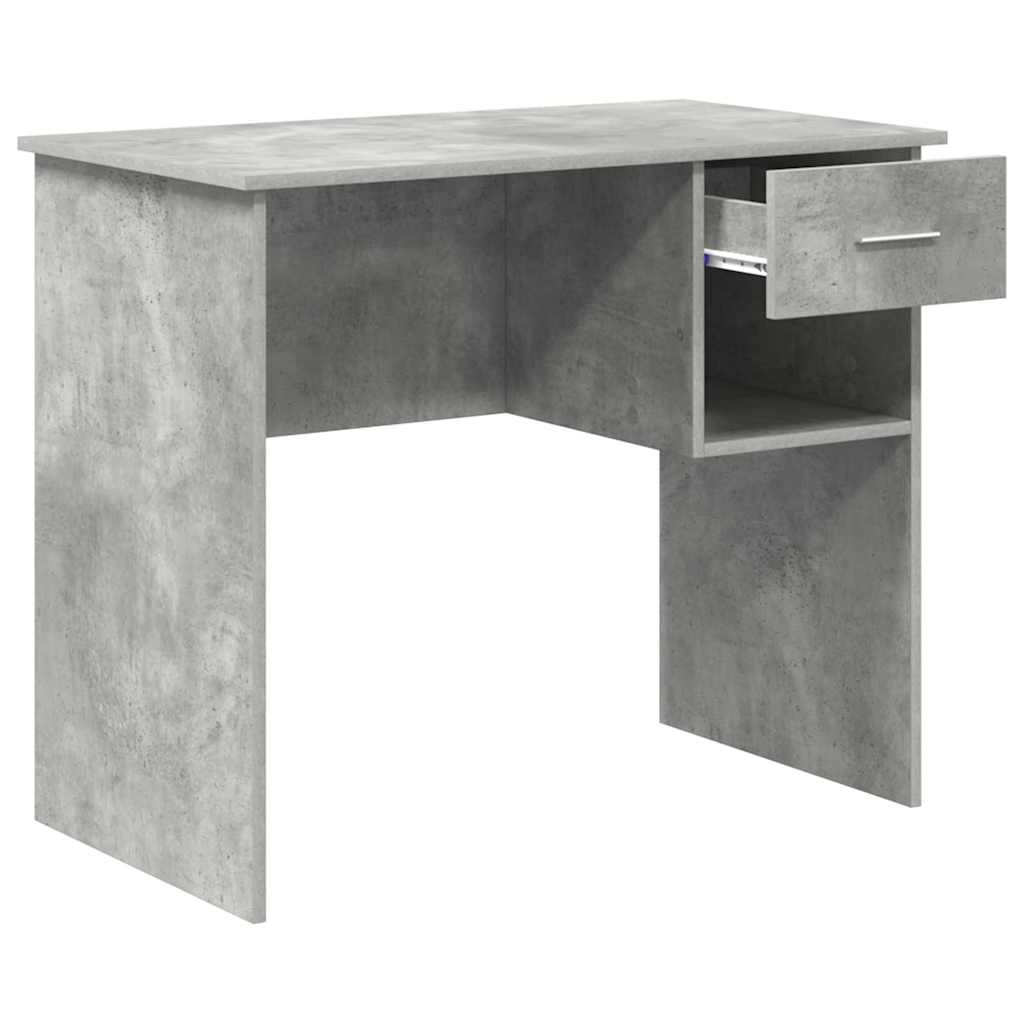 Asztal Beton Szürke Szerelt Fa 90 x 49 x 75 cm