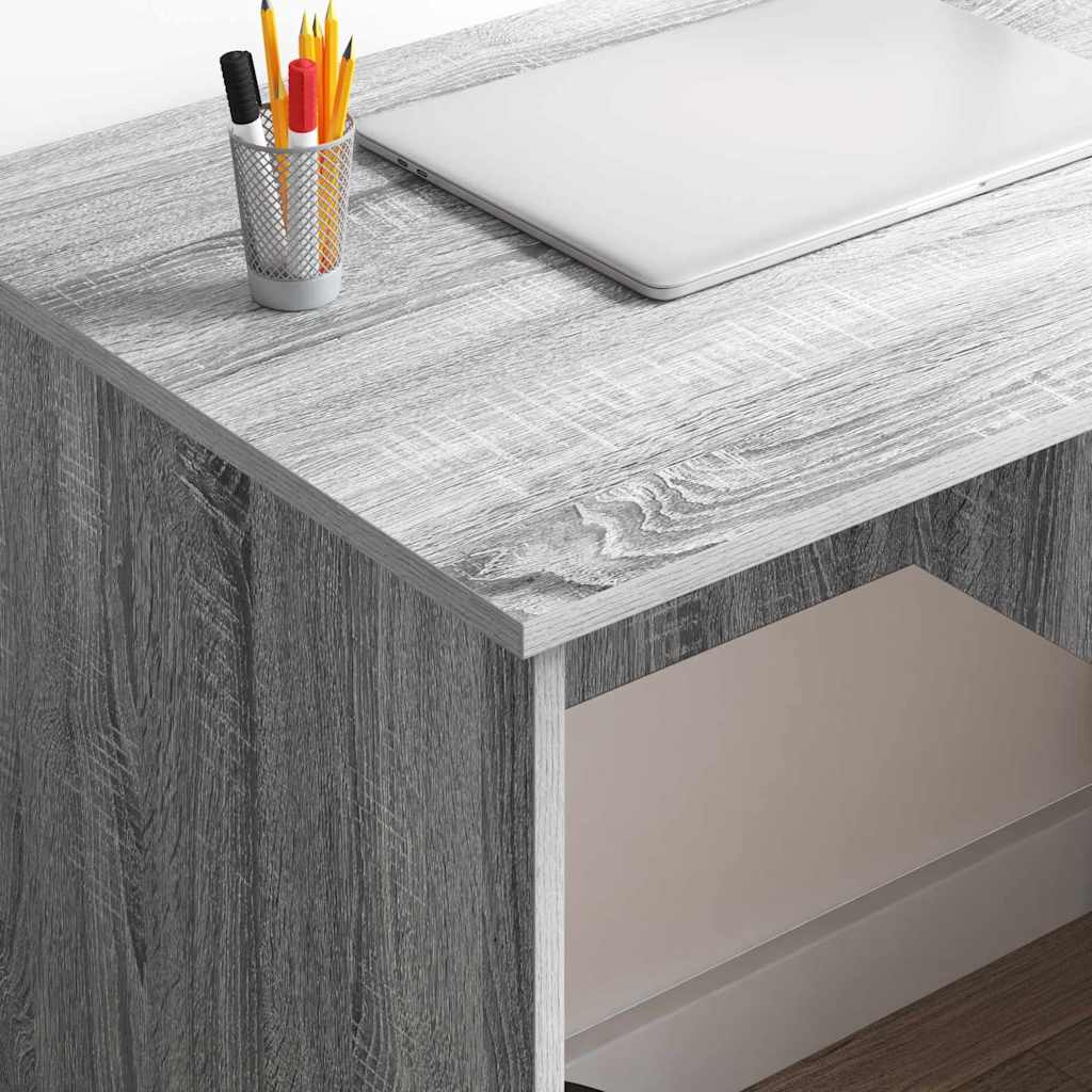 Asztal Szürke Sonoma Szerelt Fa 90 x 49 x 75 cm