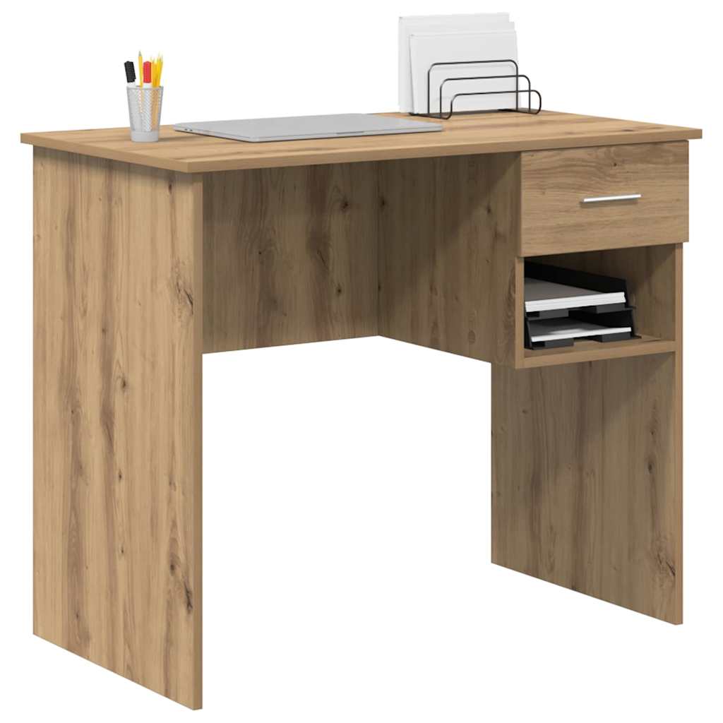 Asztal Artisan tölgy Szerelt Fa 90 x 49 x 75 cm