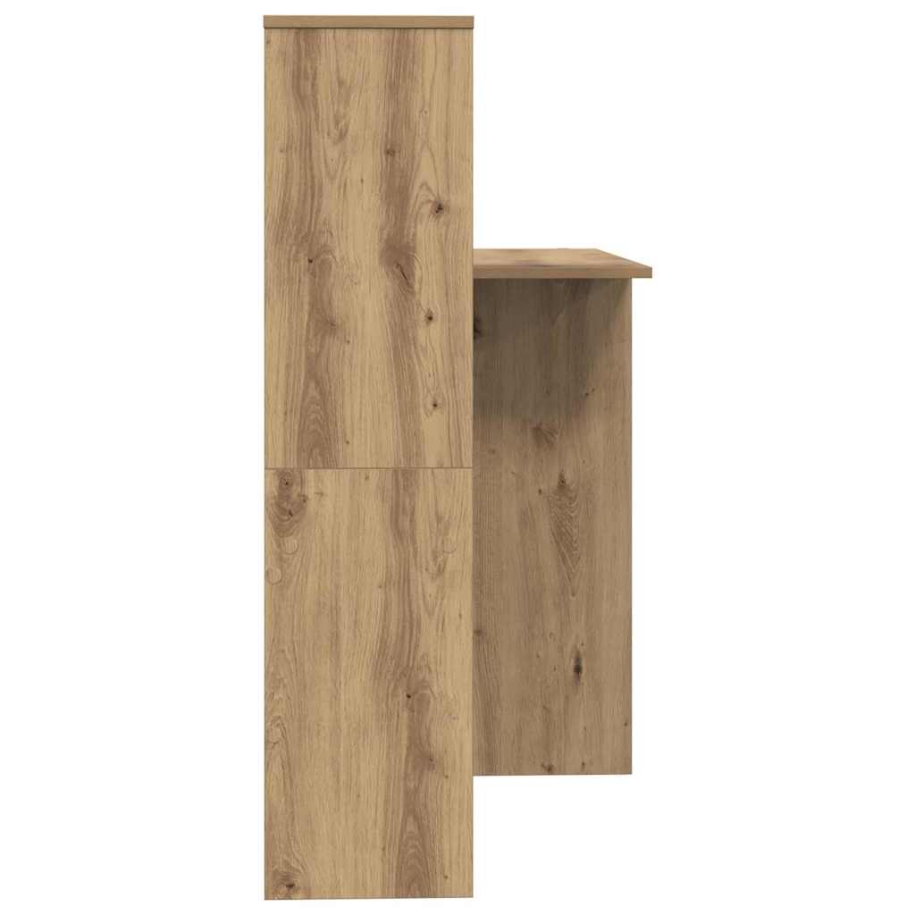 Asztal Artisan tölgy Szerelt Fa 131,5 x 50 x 106,5 cm