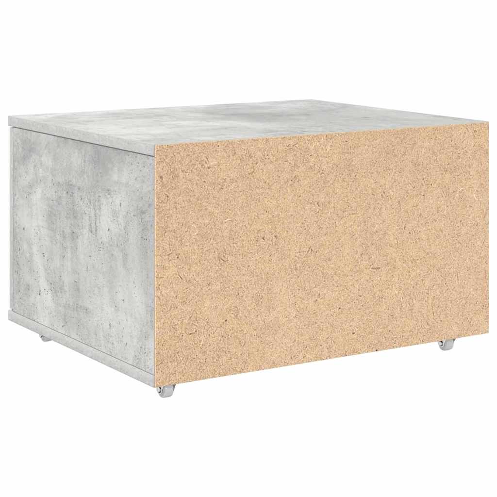 Fiókos szekrény kerékkel Beton Szürke 55 x 45 x 31 cm