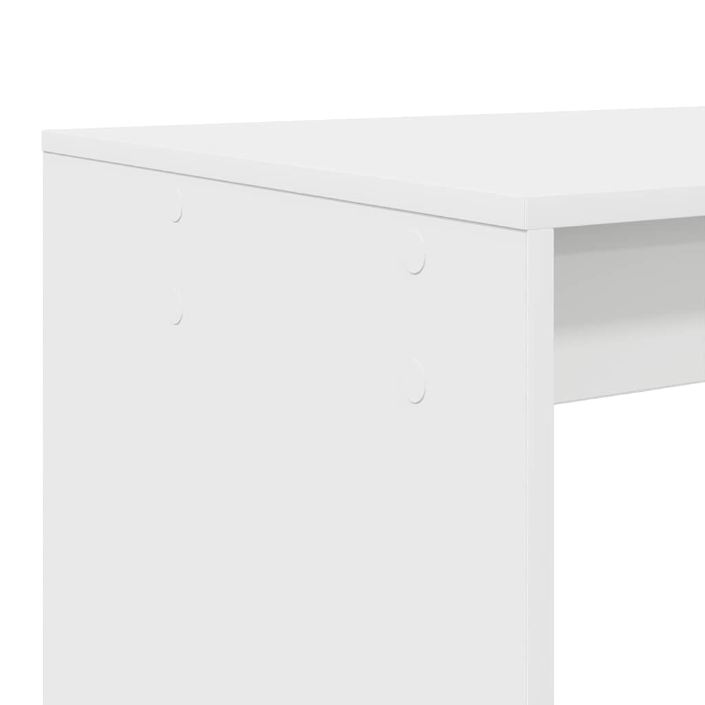 Asztal Fehér Szerelt Fa 108 x 55 x 103.5 cm