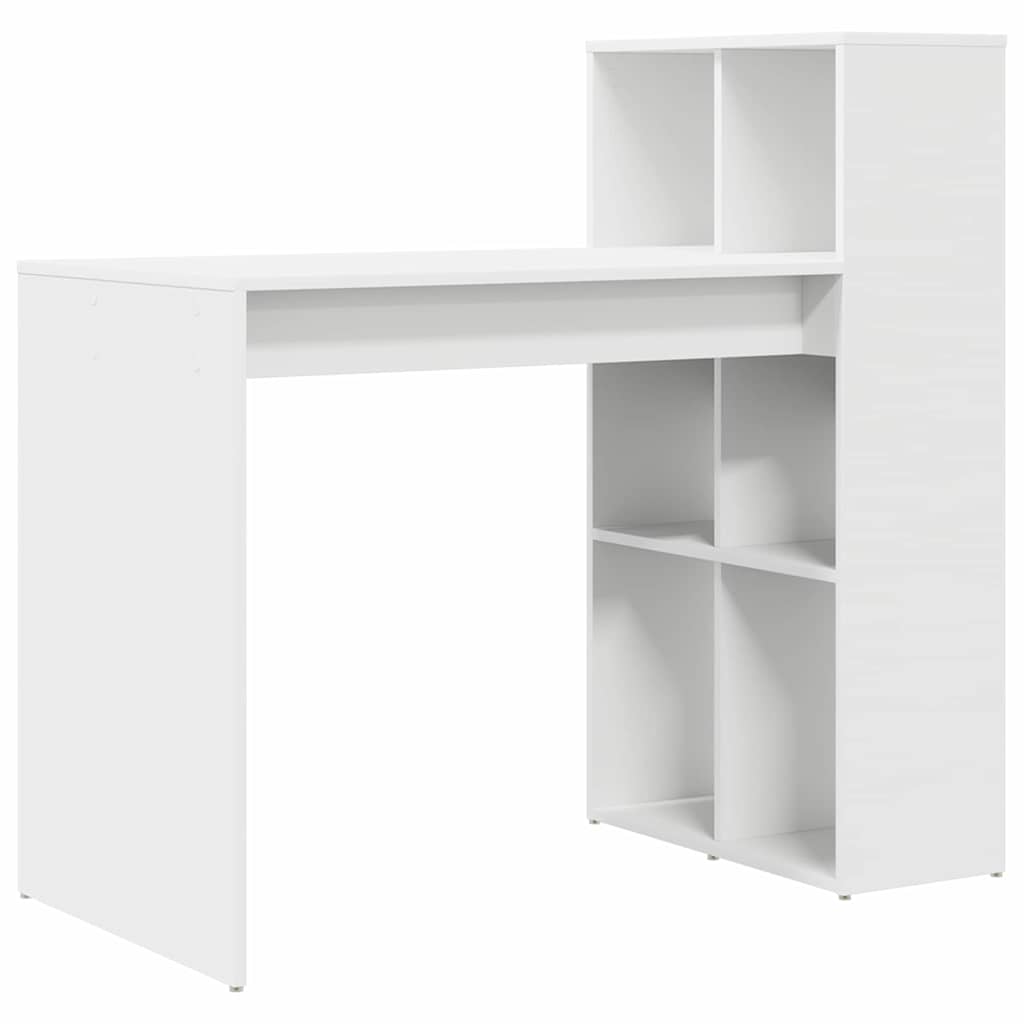 Asztal Fehér Szerelt Fa 108 x 55 x 103.5 cm