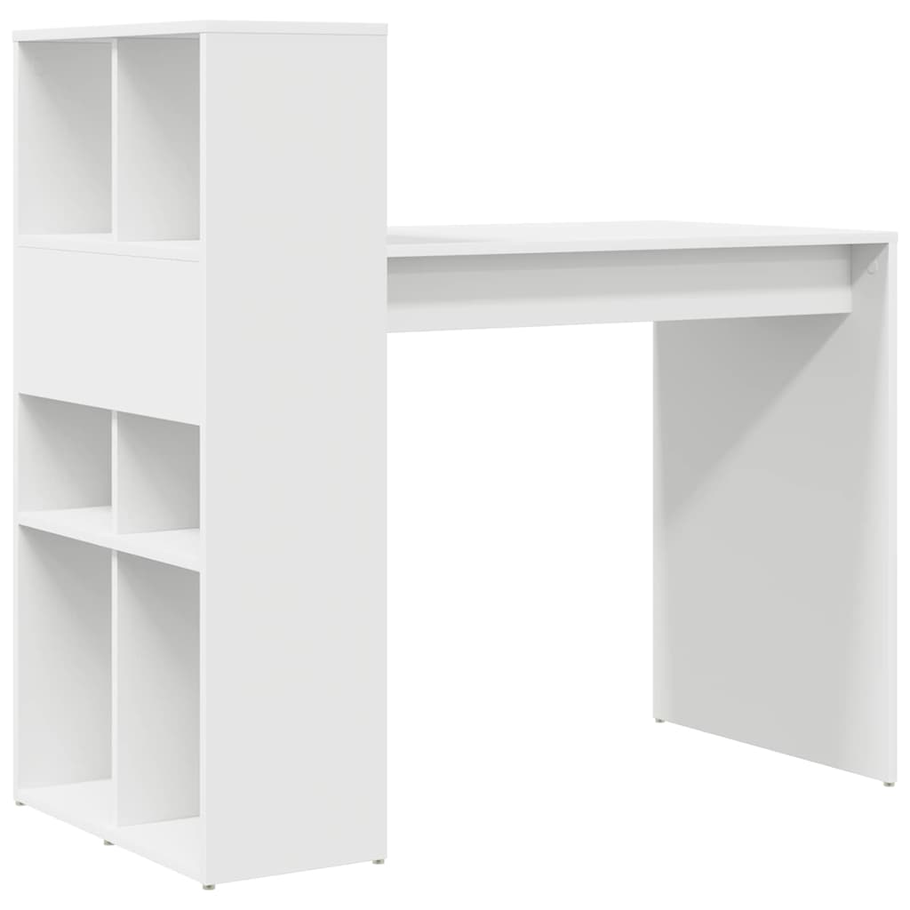 Asztal Fehér Szerelt Fa 108 x 55 x 103.5 cm