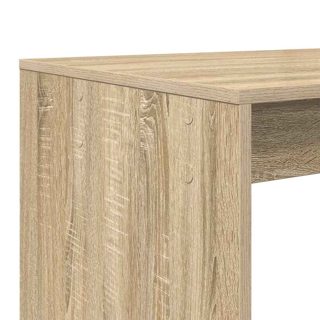 Asztal Sonoma tölgy Szerelt Fa 108 x 55 x 103.5 cm