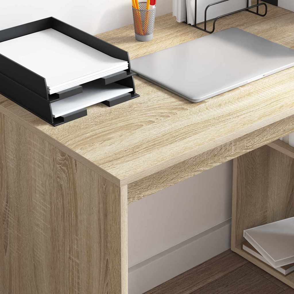 Asztal Sonoma tölgy Szerelt Fa 108 x 55 x 103.5 cm