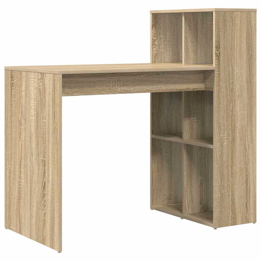 Asztal Sonoma tölgy Szerelt Fa 108 x 55 x 103.5 cm