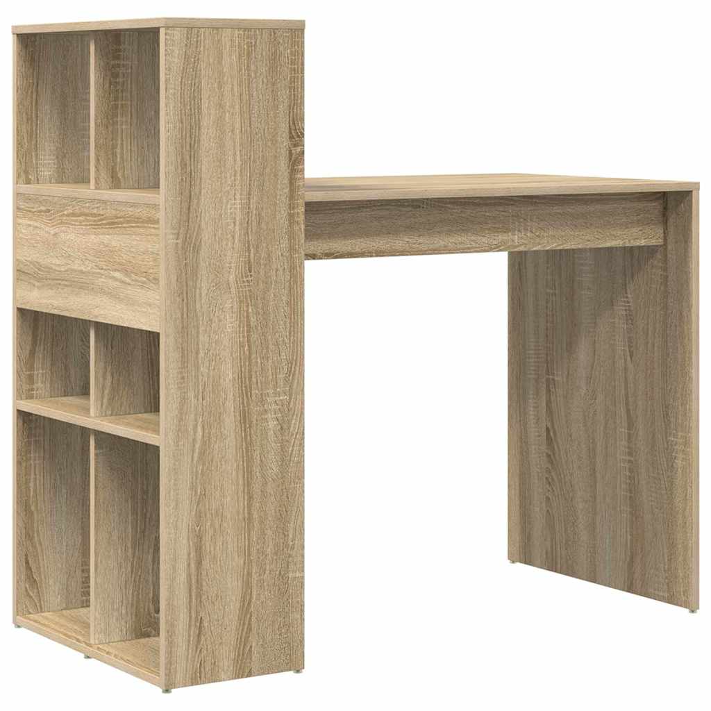 Asztal Sonoma tölgy Szerelt Fa 108 x 55 x 103.5 cm