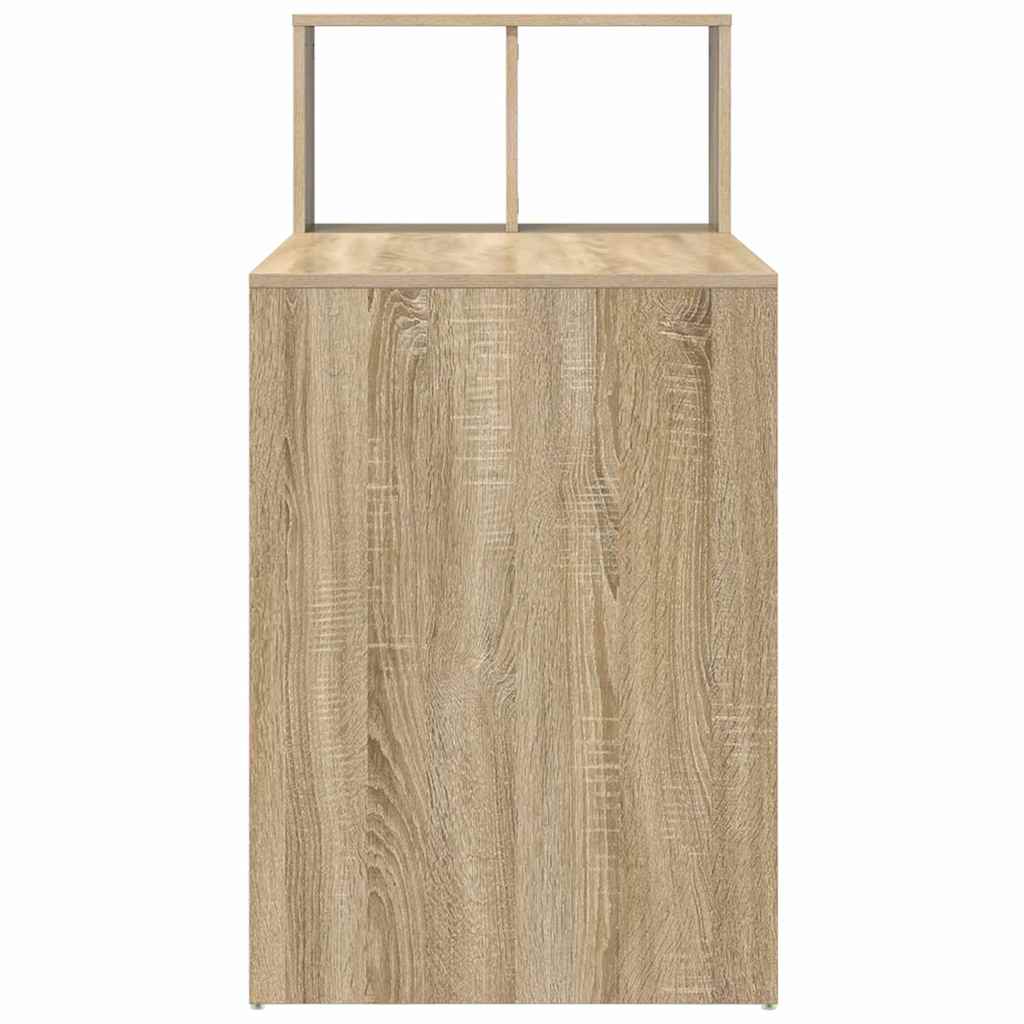 Asztal Sonoma tölgy Szerelt Fa 108 x 55 x 103.5 cm