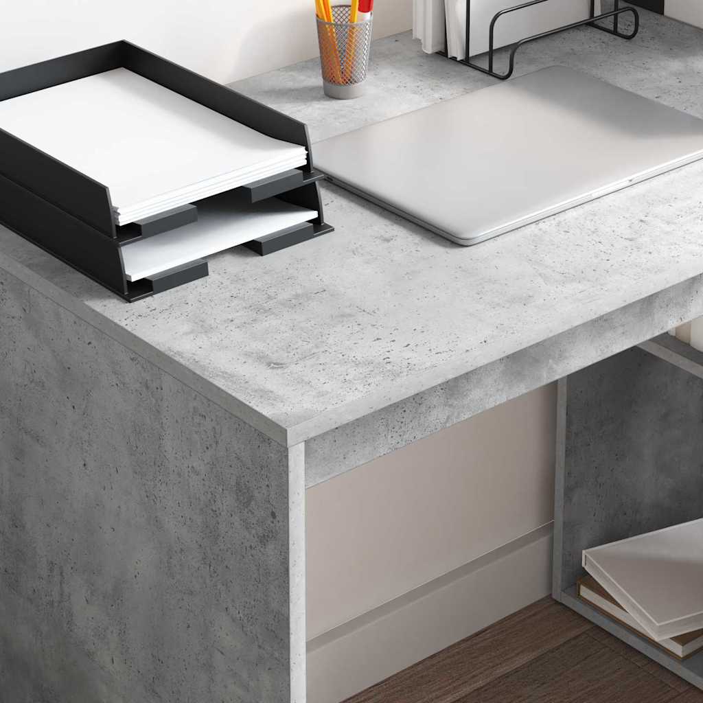 Asztal Beton Szürke Szerelt Fa 108 x 55 x 103.5 cm
