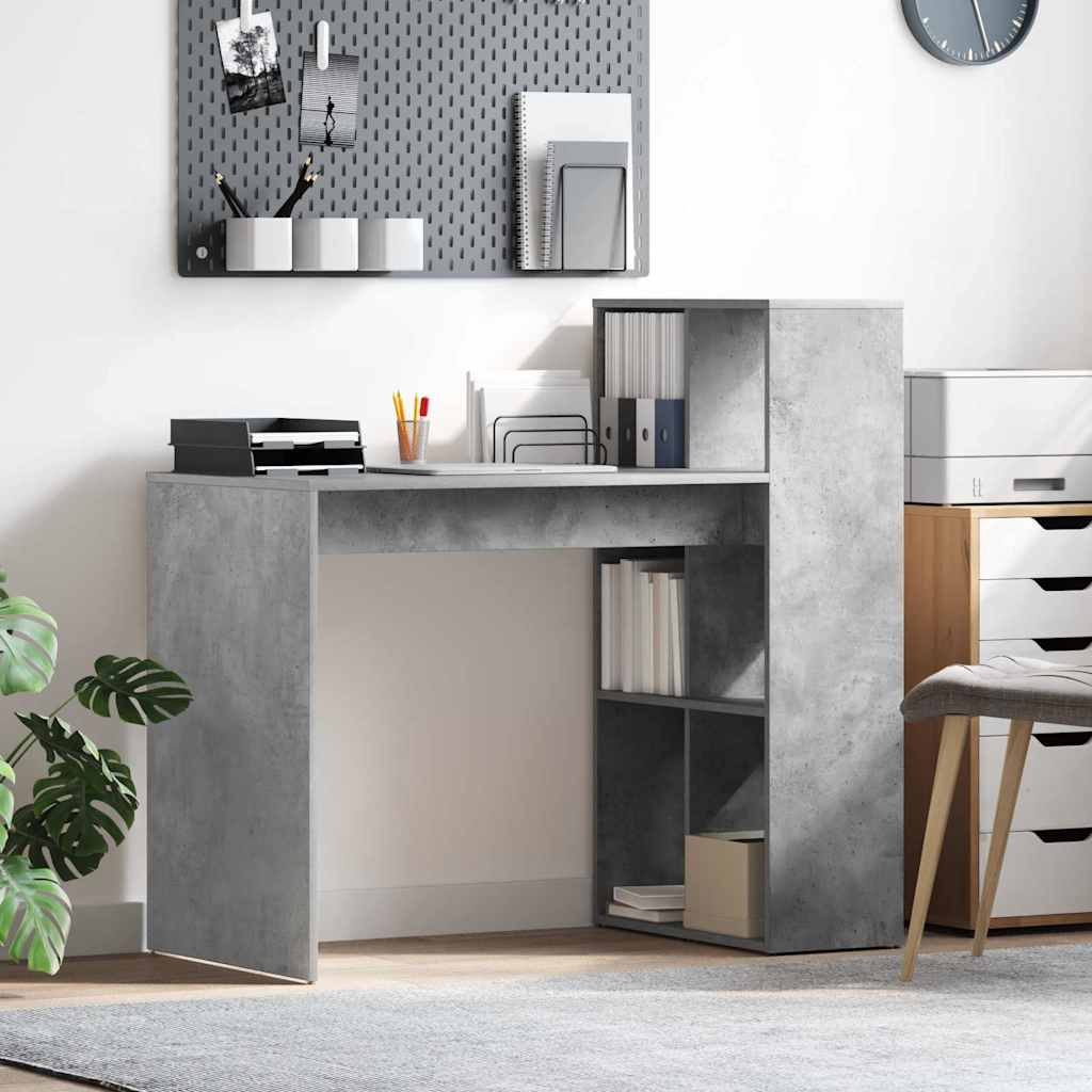 Asztal Beton Szürke Szerelt Fa 108 x 55 x 103.5 cm