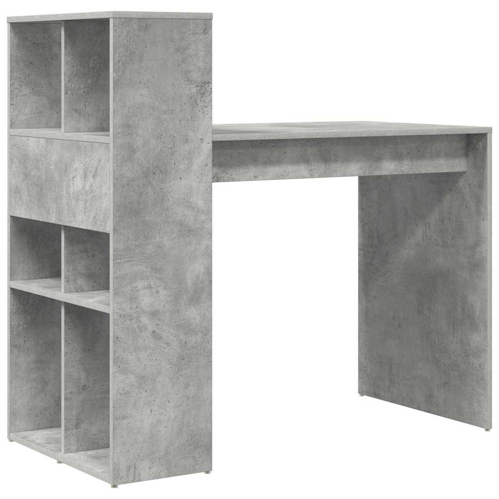 Asztal Beton Szürke Szerelt Fa 108 x 55 x 103.5 cm