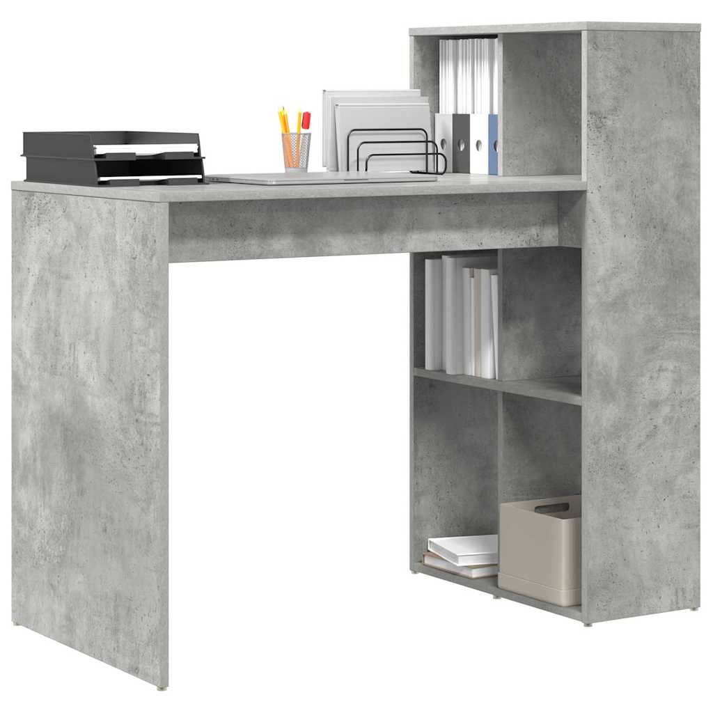 Asztal Beton Szürke Szerelt Fa 108 x 55 x 103.5 cm