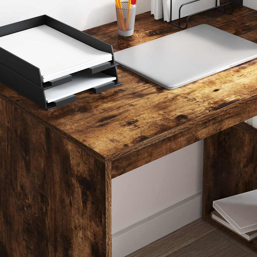 Asztal Füstölt tölgy Szerelt Fa 108 x 55 x 103.5 cm