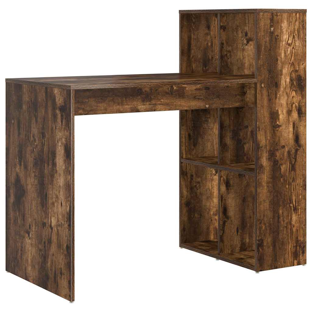 Asztal Füstölt tölgy Szerelt Fa 108 x 55 x 103.5 cm