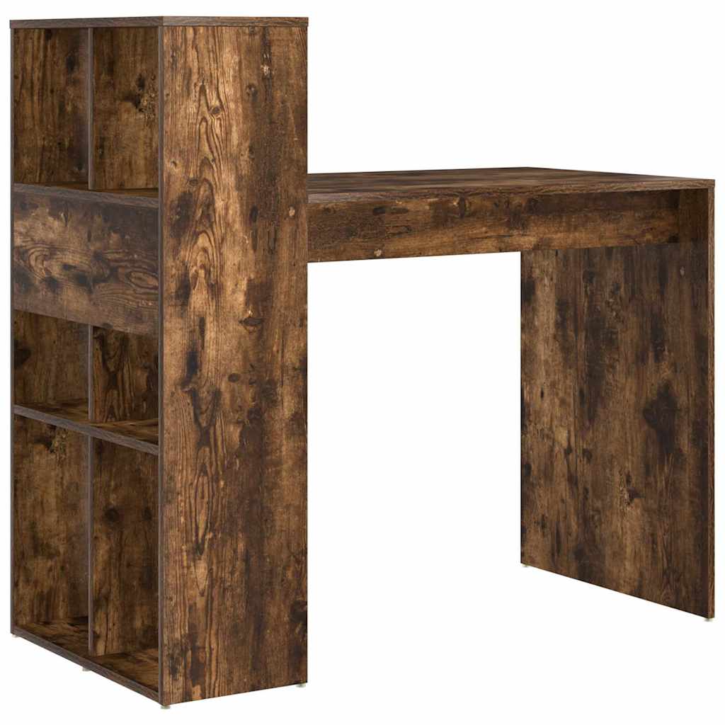 Asztal Füstölt tölgy Szerelt Fa 108 x 55 x 103.5 cm