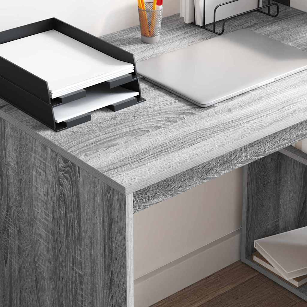 Asztal Szürke Sonoma Szerelt Fa 108 x 55 x 103.5 cm