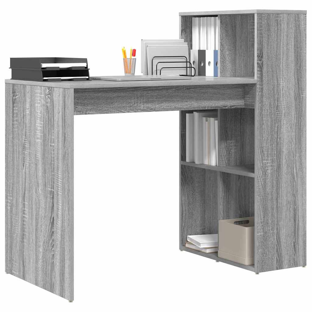 Asztal Szürke Sonoma Szerelt Fa 108 x 55 x 103.5 cm