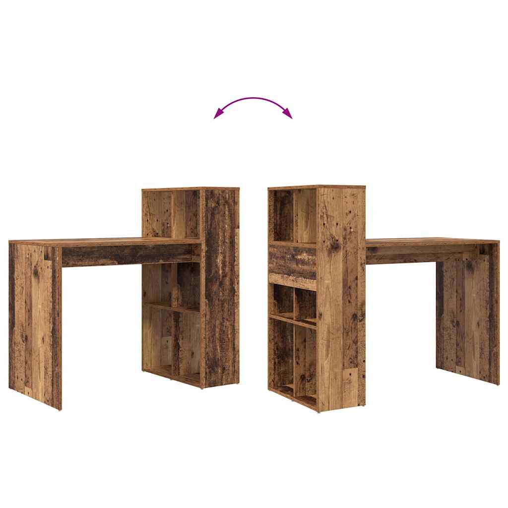 Asztal Öreg fa Szerelt Fa 108 x 55 x 103.5 cm