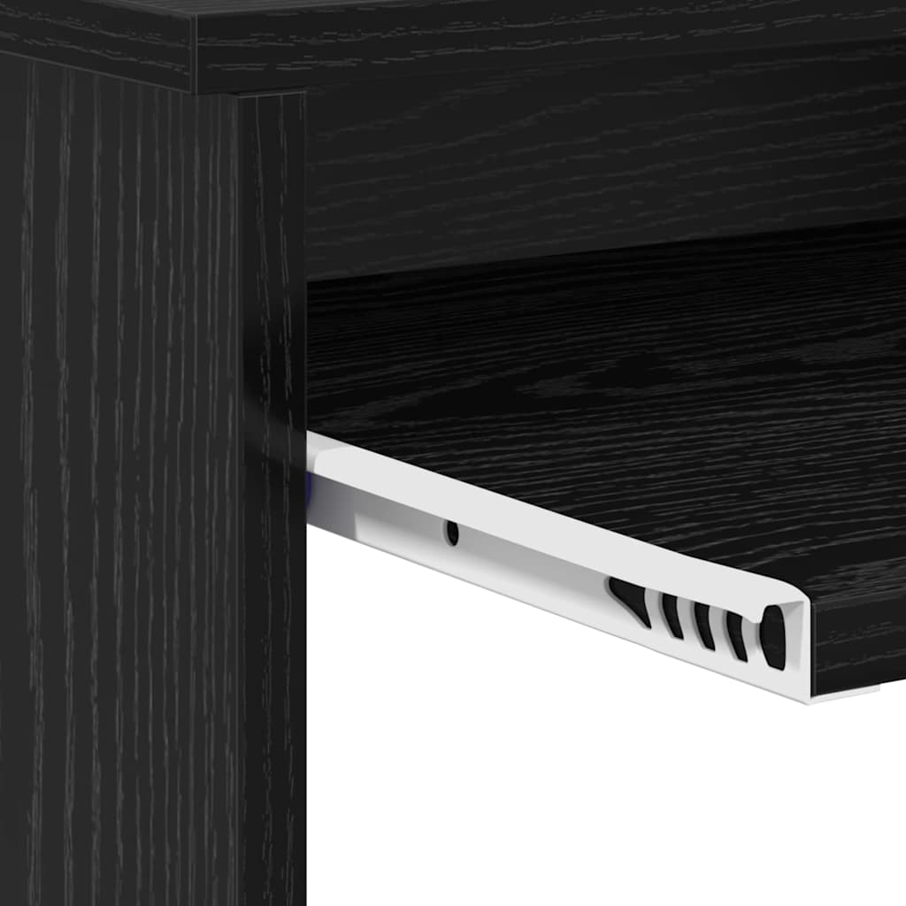 Asztal Fekete tölgy Szerelt Fa 106 x 41 x 88.5 cm