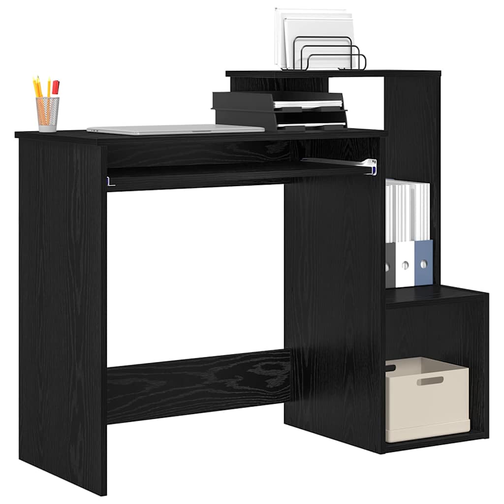 Asztal Fekete tölgy Szerelt Fa 106 x 41 x 88.5 cm