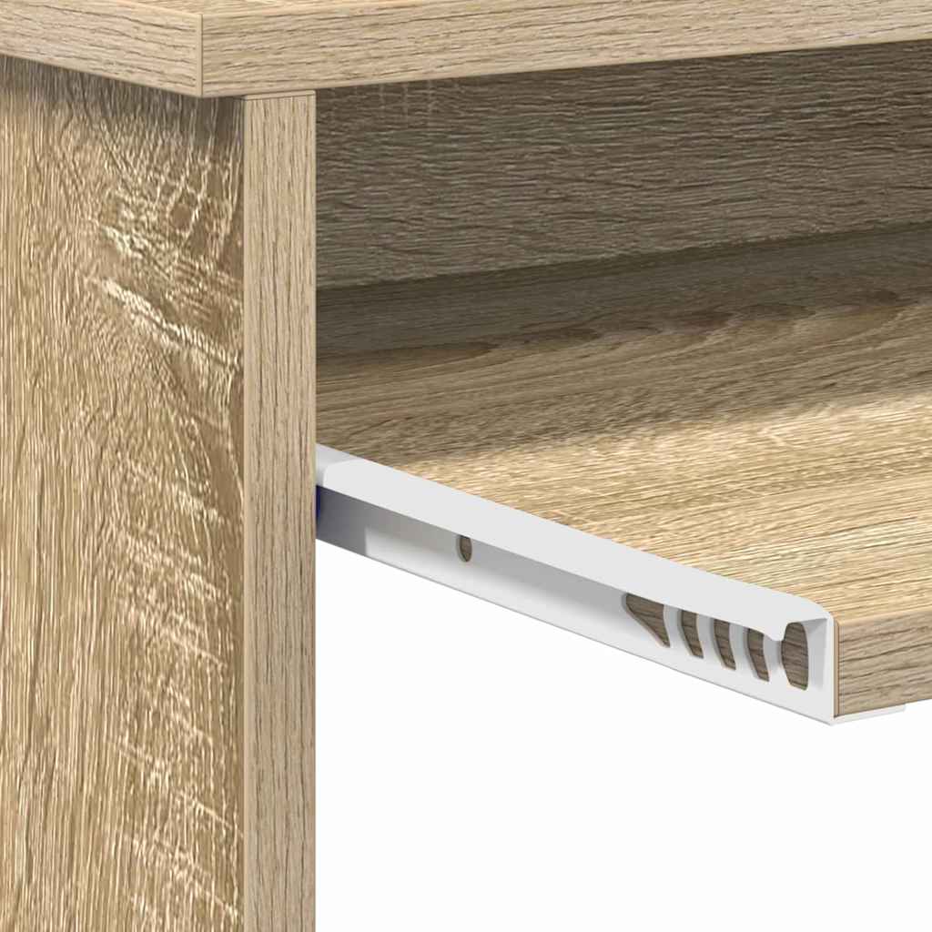 Asztal Sonoma tölgy Szerelt Fa 106 x 41 x 88.5 cm