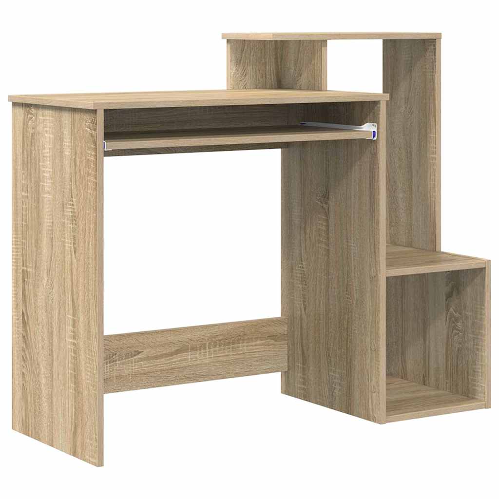 Asztal Sonoma tölgy Szerelt Fa 106 x 41 x 88.5 cm