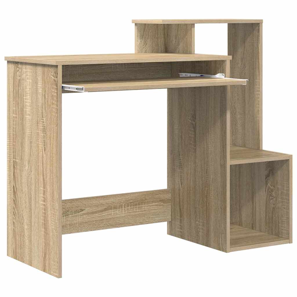 Asztal Sonoma tölgy Szerelt Fa 106 x 41 x 88.5 cm